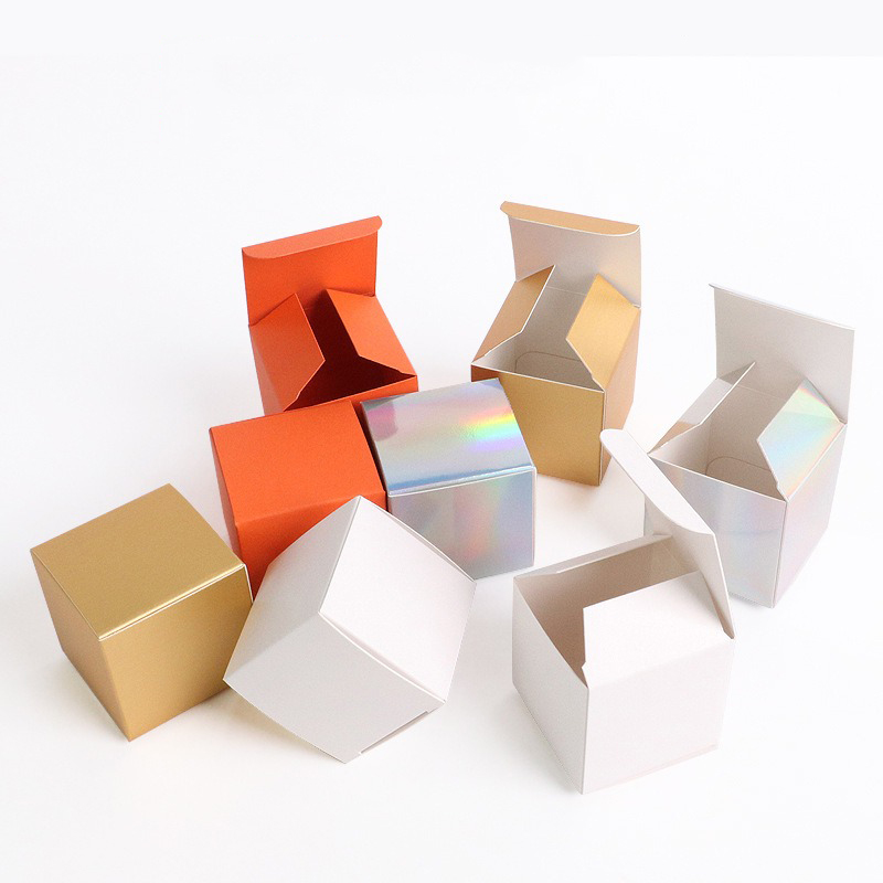 Candle Supplies For Business - 50Pcs/Lot Folding Small Gift Boxes Cosmetics