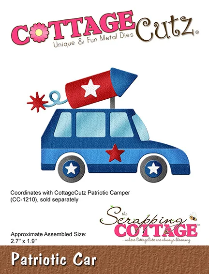 Patriotic Car Patriotic Camper - Candle Sachet 评论和价格