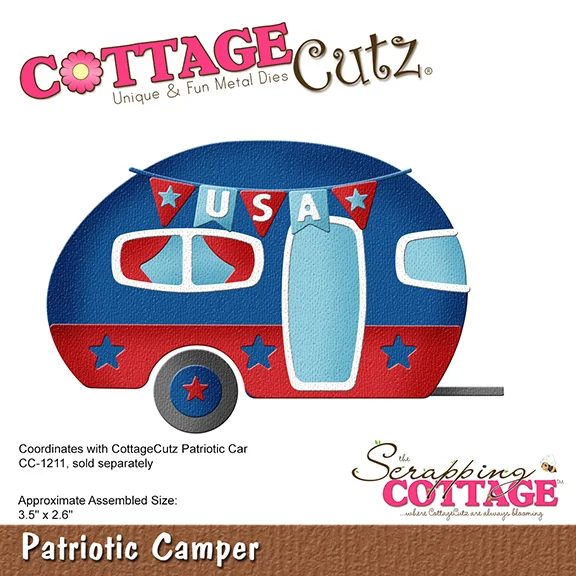 Patriotic Car Patriotic Camper - Candle Sachet 评论和价格