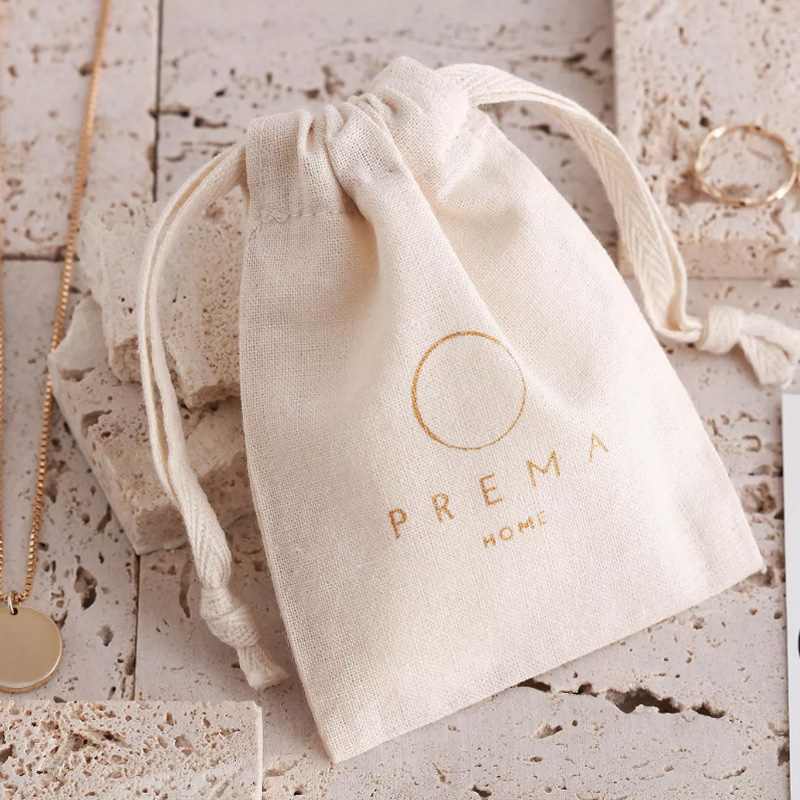 Natural Cotton Gift Bags Makeu - Candle Sachet 评论和价格